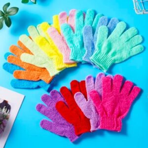 CVNDKN Double-Sided Exfoliating Bath Gloves