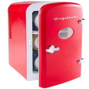 Frigidaire EFMIS129-RED Mini Portable Compact Personal Fridge Cooler