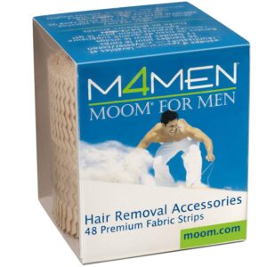 MOOM Waxing Hair Removal Strips for Men 