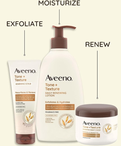 Aveeno Tone + Texture Renewing Body Scrub