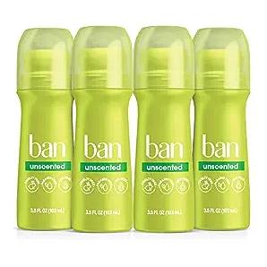 Ban Original Unscented 24-hour Invisible Antiperspirant Deodorant