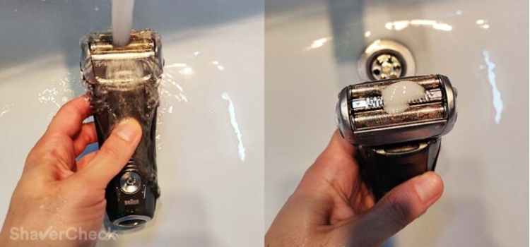 How to Clean a Foil Shaver01