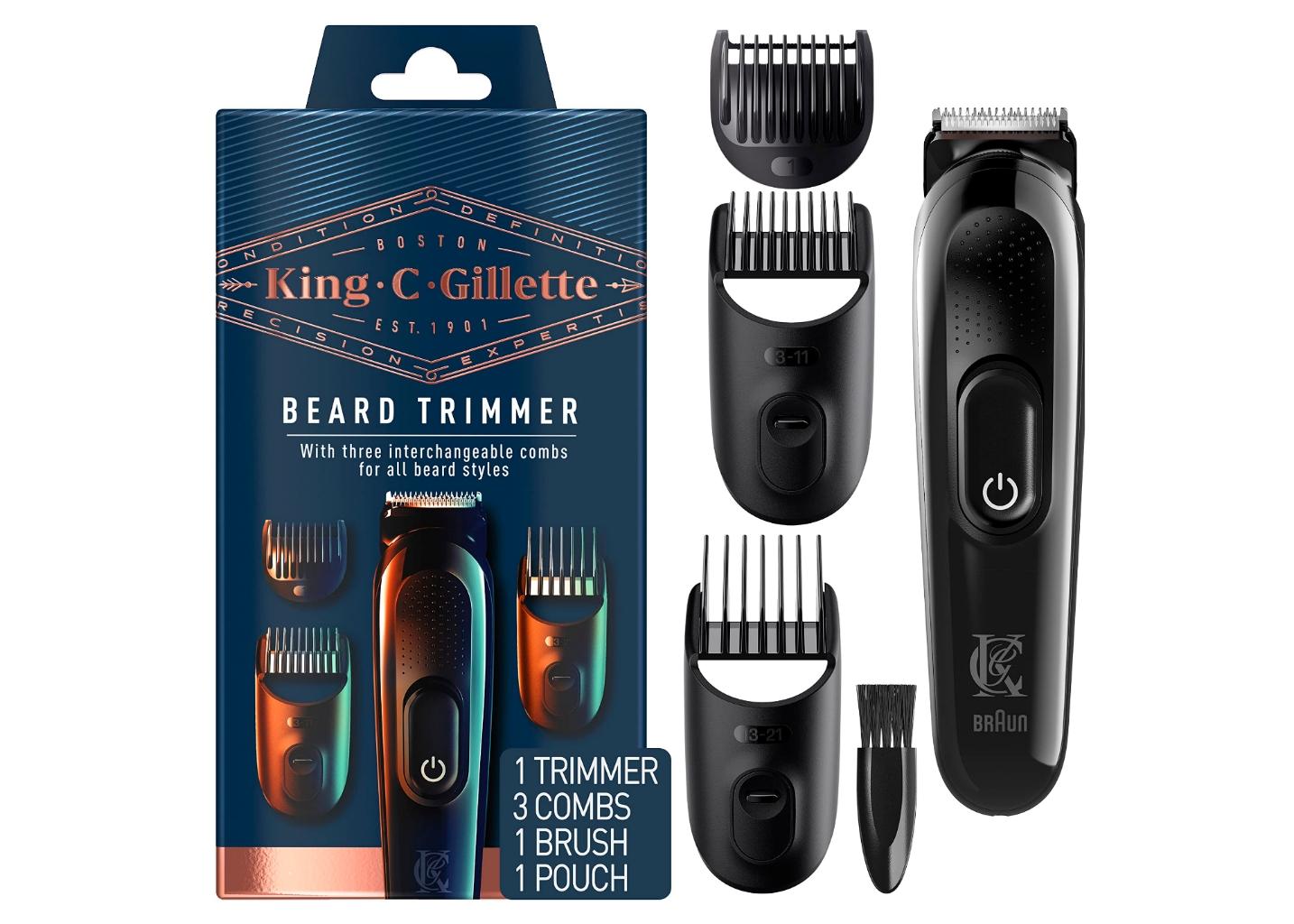 King C Gillette Cordless Beard Trimmers Kit