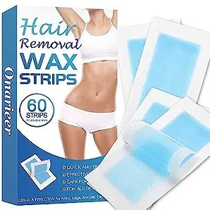 Onarieer Wax Strips 60 Counts Wax Strips for Hair Removal