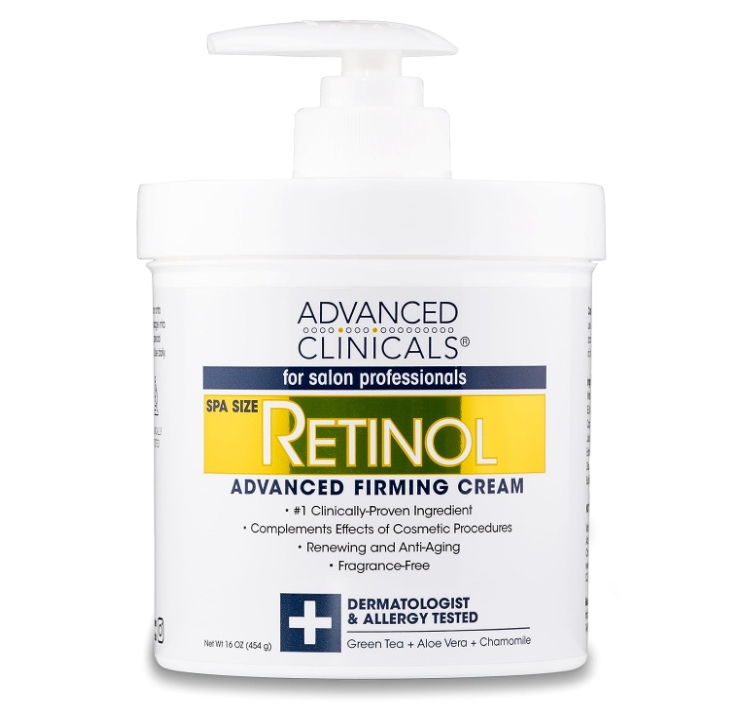 Advanced Clinicals Retinol Body Lotion Moisturizer Body Cream