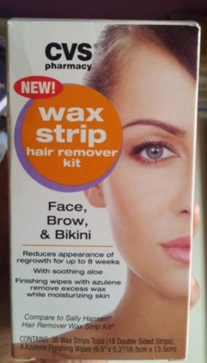 CVS Wax Strip Hair Remover Kit (36 Strips)