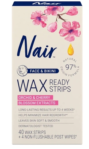 Nair Hair Remover Wax Ready-Strips (40 Strips)