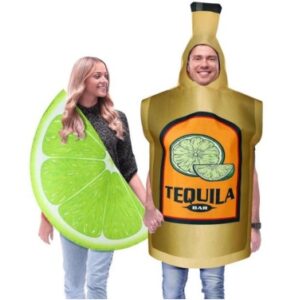 Tequila Bottle and Lime Slice Costume