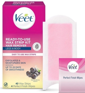 Veet Ready-To-Use Waxing Kit (40 Strips)