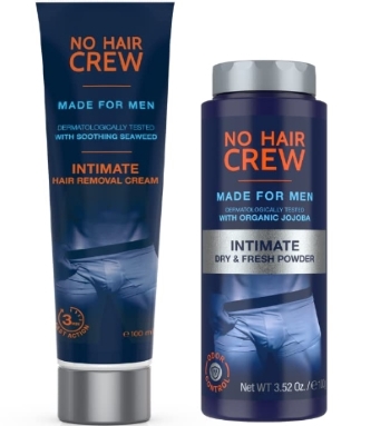 3.No Hair Crew Intimate Private At Home Hair Removal Cream