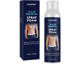 8. Cosmtek Hair Removal Spray Foam