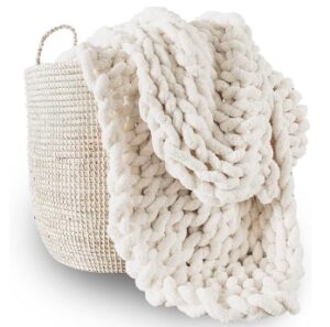 Adyrescia Chunky Knit Blanket Throw 