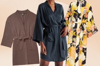 Amazon Essentials Women's Lightweight Waffle Full-Length Robe 