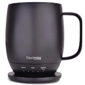 Nextmug - Temperature-Controlled, Self-Heating Coffee Mug 