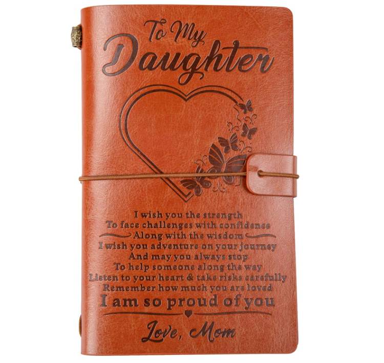 KAAYEE To My Daughter Leather Journal