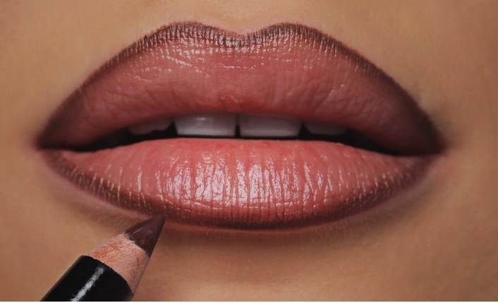 Double up on nude lip colors