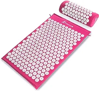 8. ProsourceFit Acupressure Mat and Pillow Set