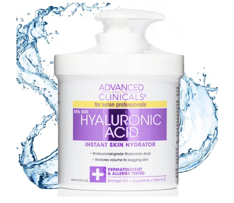 Advanced Clinicals Hyaluronic Acid Body Lotion