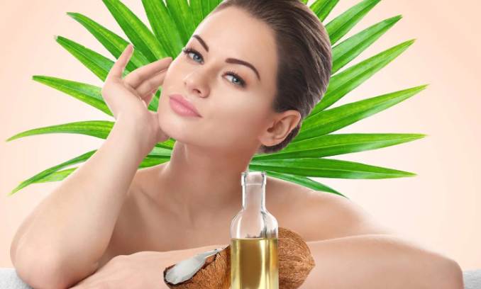 Massaging the Skin with Oil