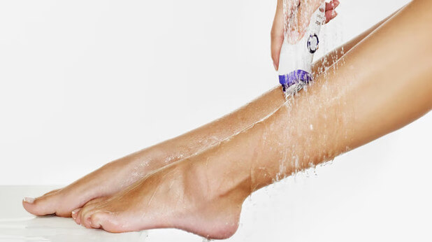 Epilate Unwanted Hair in the Shower