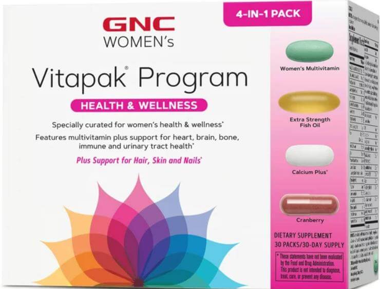 GNC Women's Vitapak Program