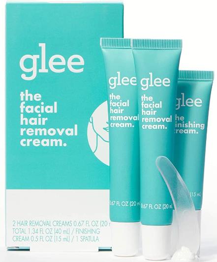 JOY Glee Women's Facial Hair Removal Cream Kit