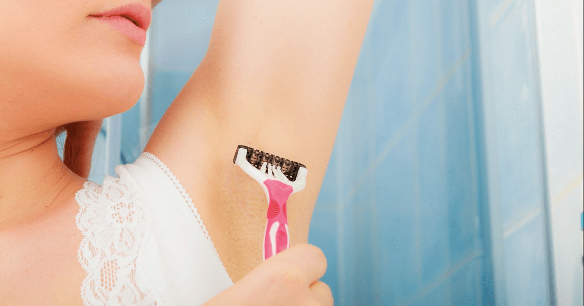 shaving armpit