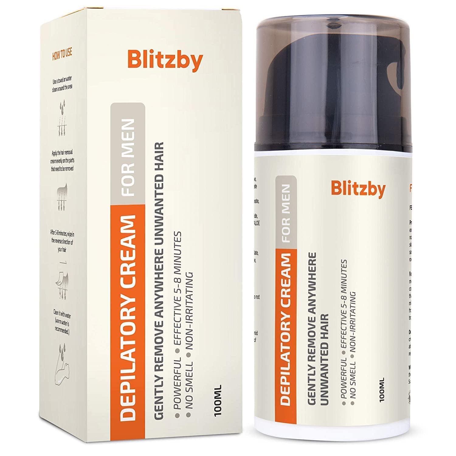 Blitzby Body Hair Removal Cream For Men